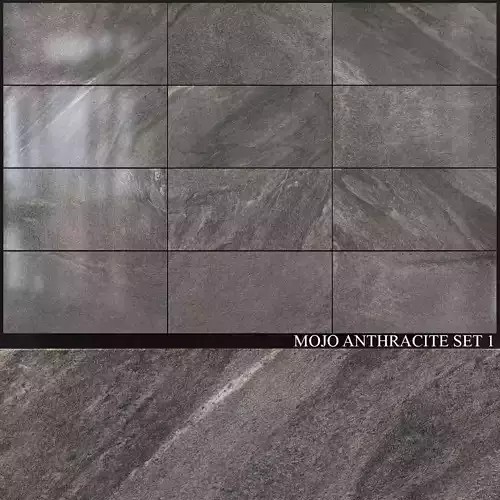 Yurtbay Seramik Mojo Anthracite Set 1