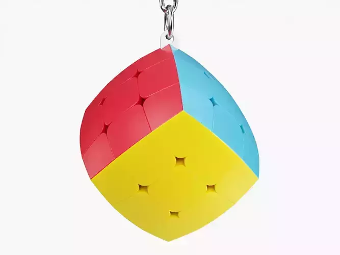 Minicube Keyring 3D model