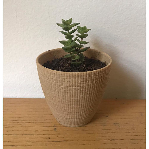 Landy vase - Striped 1 3D print model