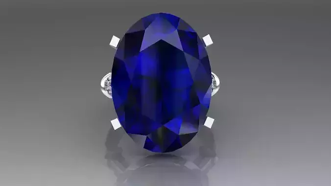 ring with a big stone