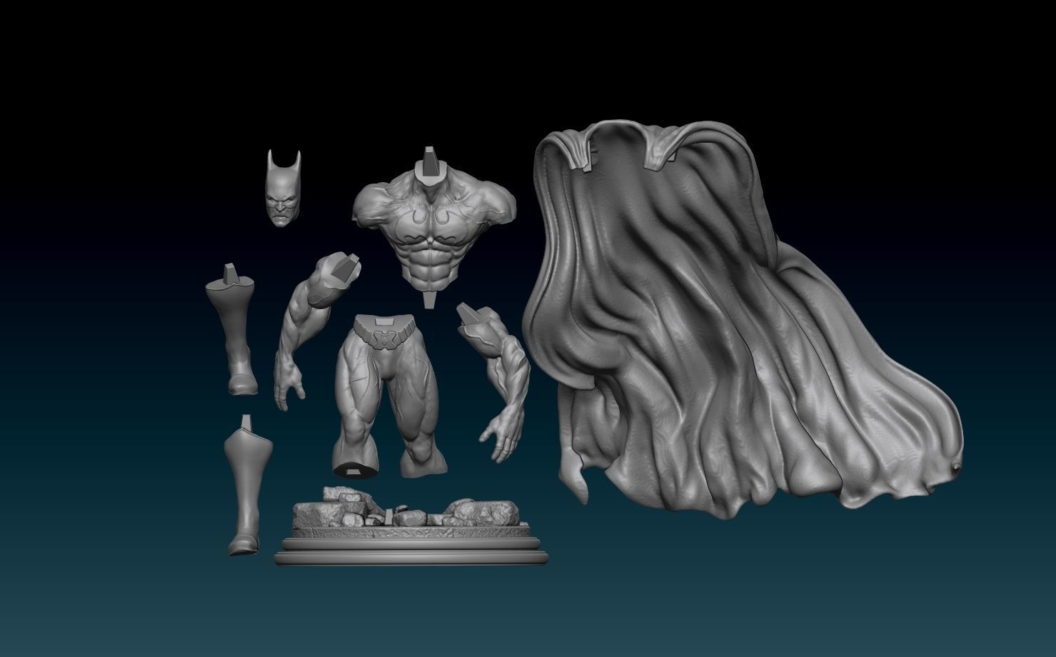 Batman Beast Mode 3D print model_9