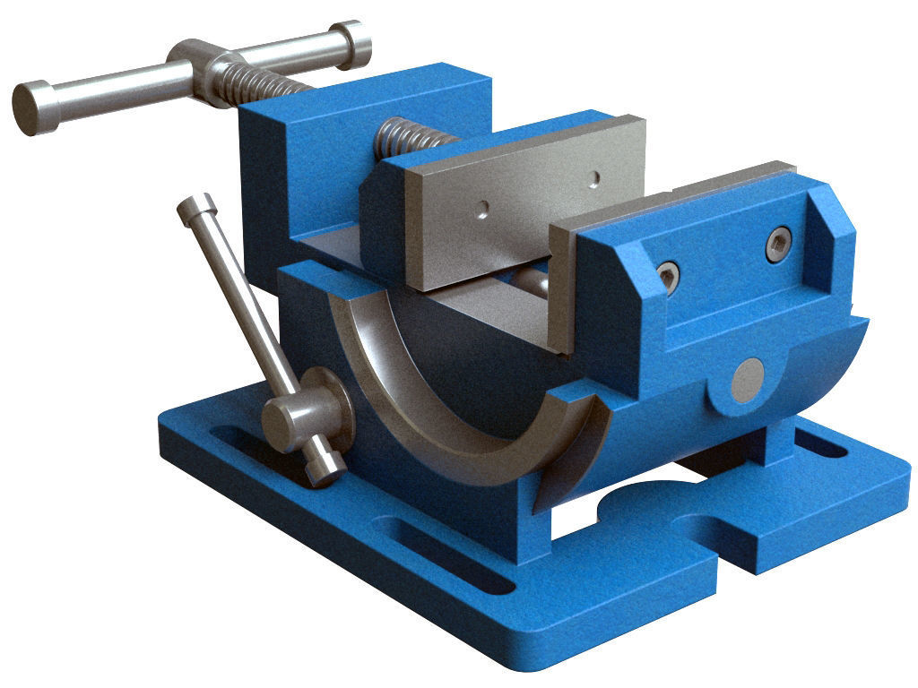 Angle Vise 3D model_3