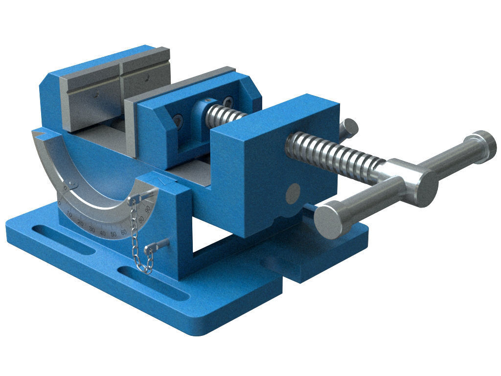 Angle Vise 3D model_7