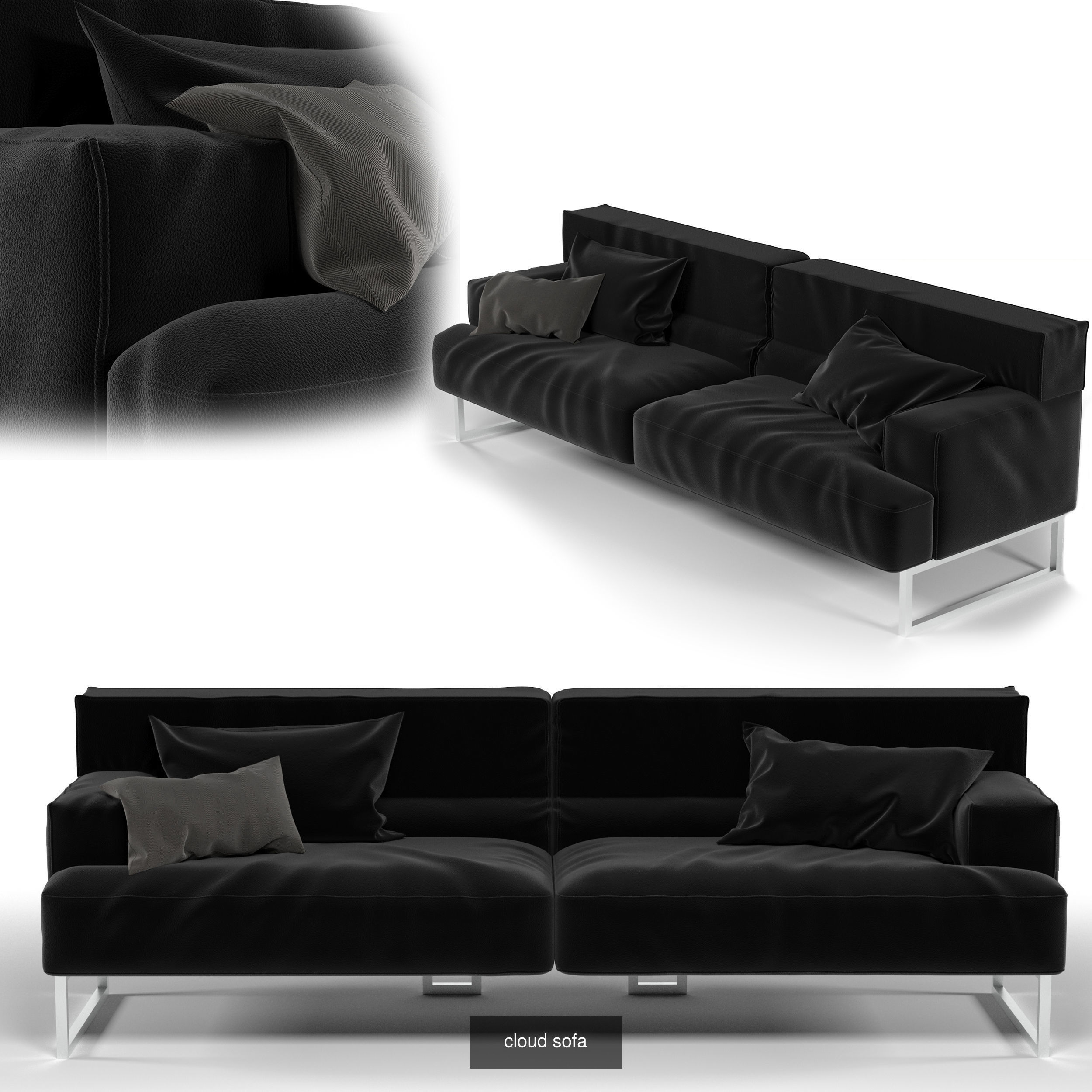 Exclusive Sofa pack 3D Model Collection_3