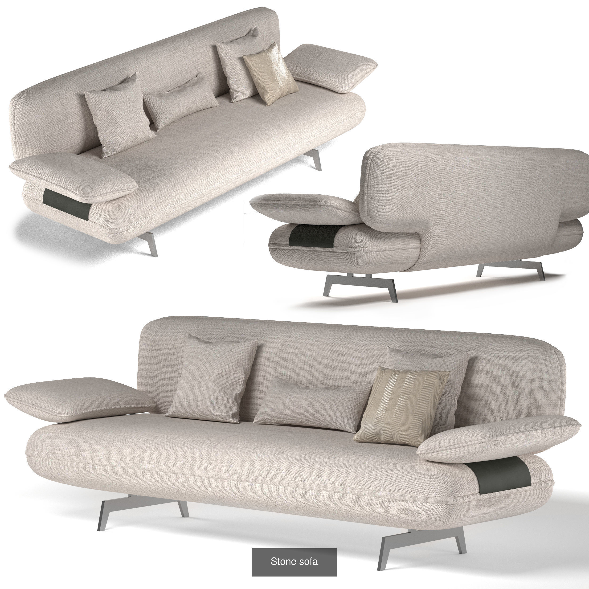 Exclusive Sofa pack 3D Model Collection_5