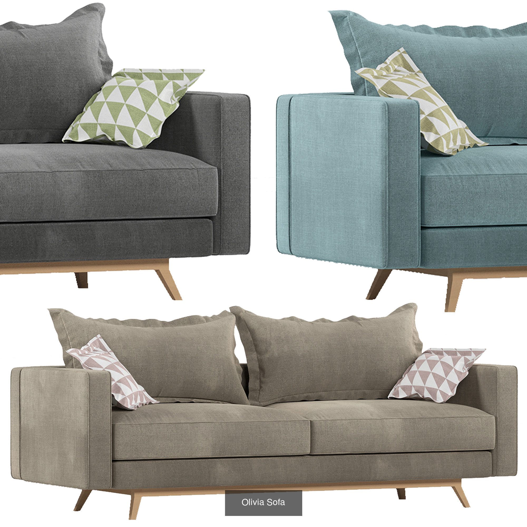 Exclusive Sofa pack 3D Model Collection_1