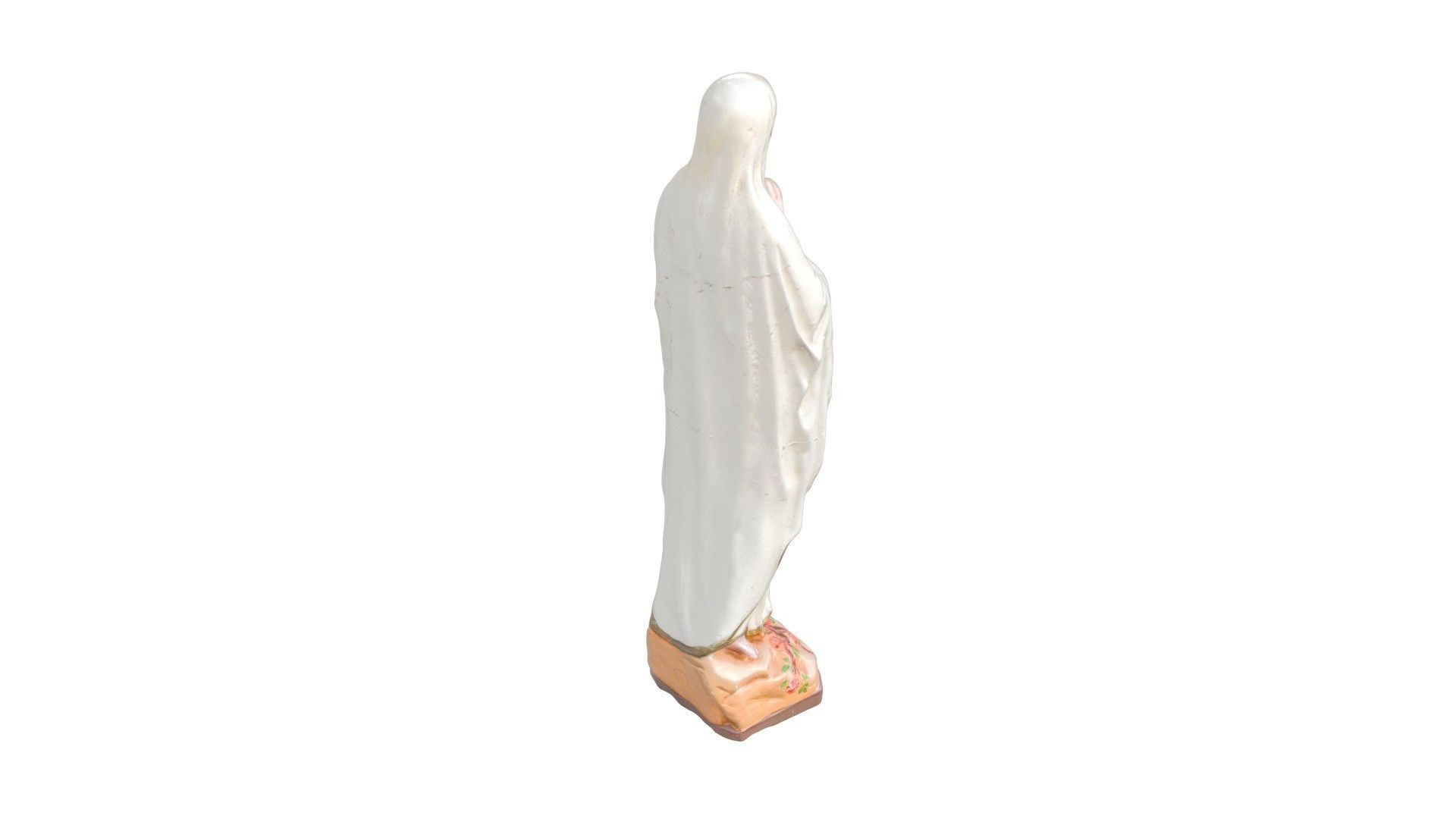 Statue - St Mary Painted Low-poly 3D model_4