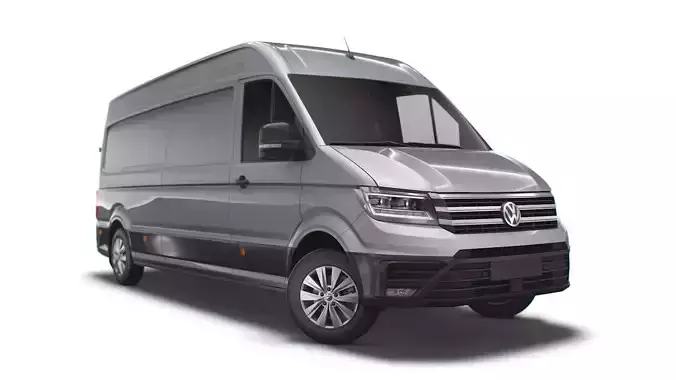 Volkswagen Crafter LWB Trendline UK-spec 2020 3D model