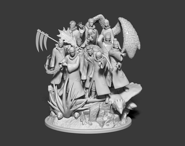 Akatsuki Diorama 3D print model