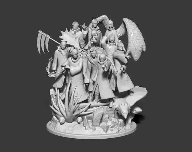 Akatsuki Diorama 3D print model