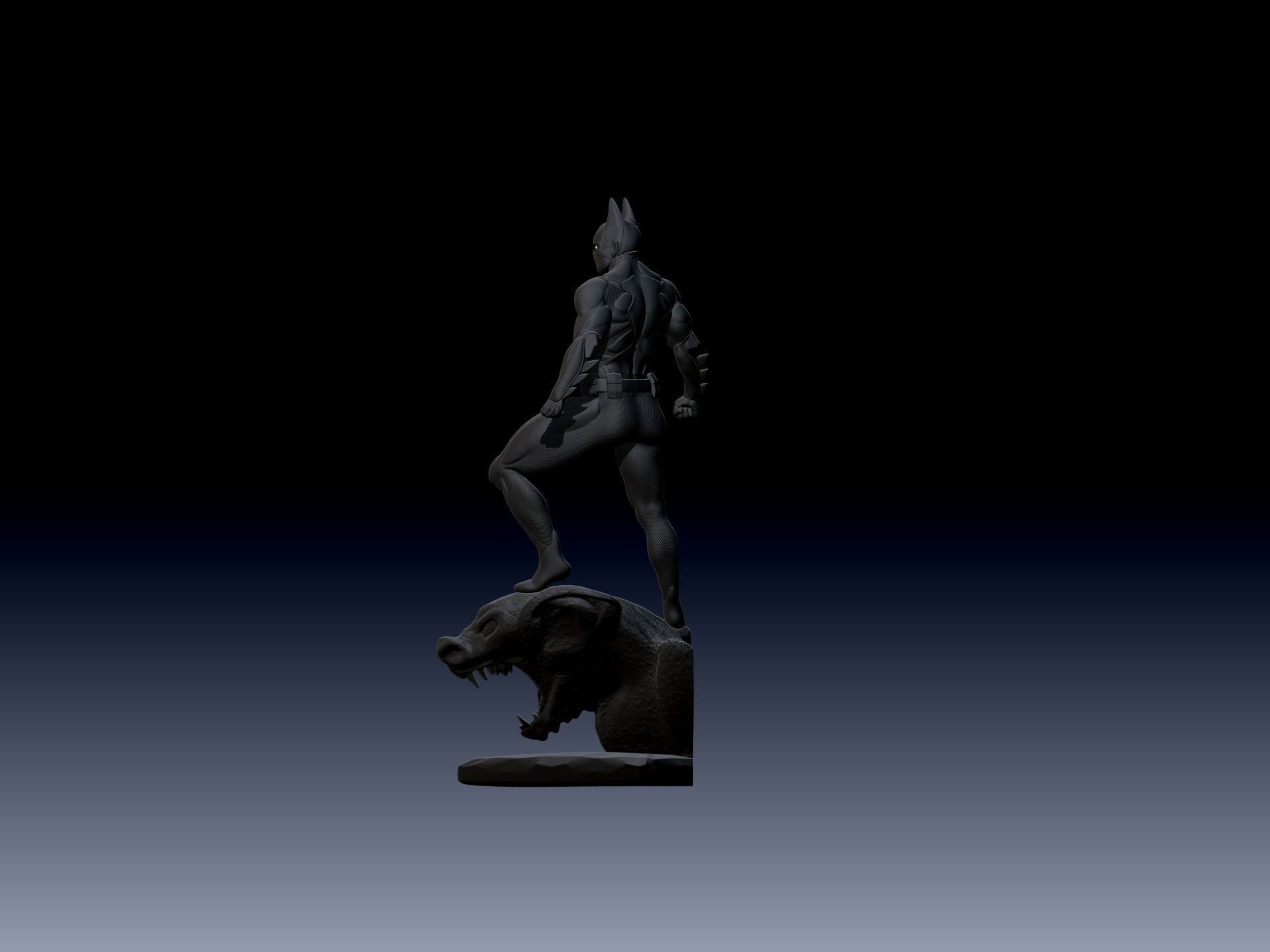 Batman Beyond Statue 3D print model_5