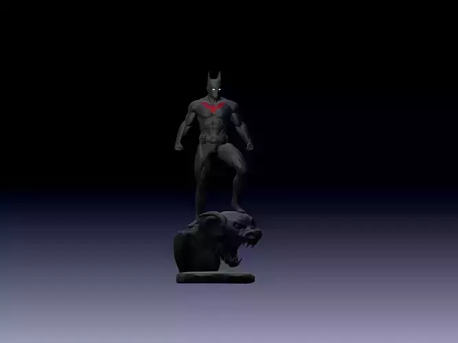 Batman Beyond Statue 3D print model Batman Beyond Statue 3D print model