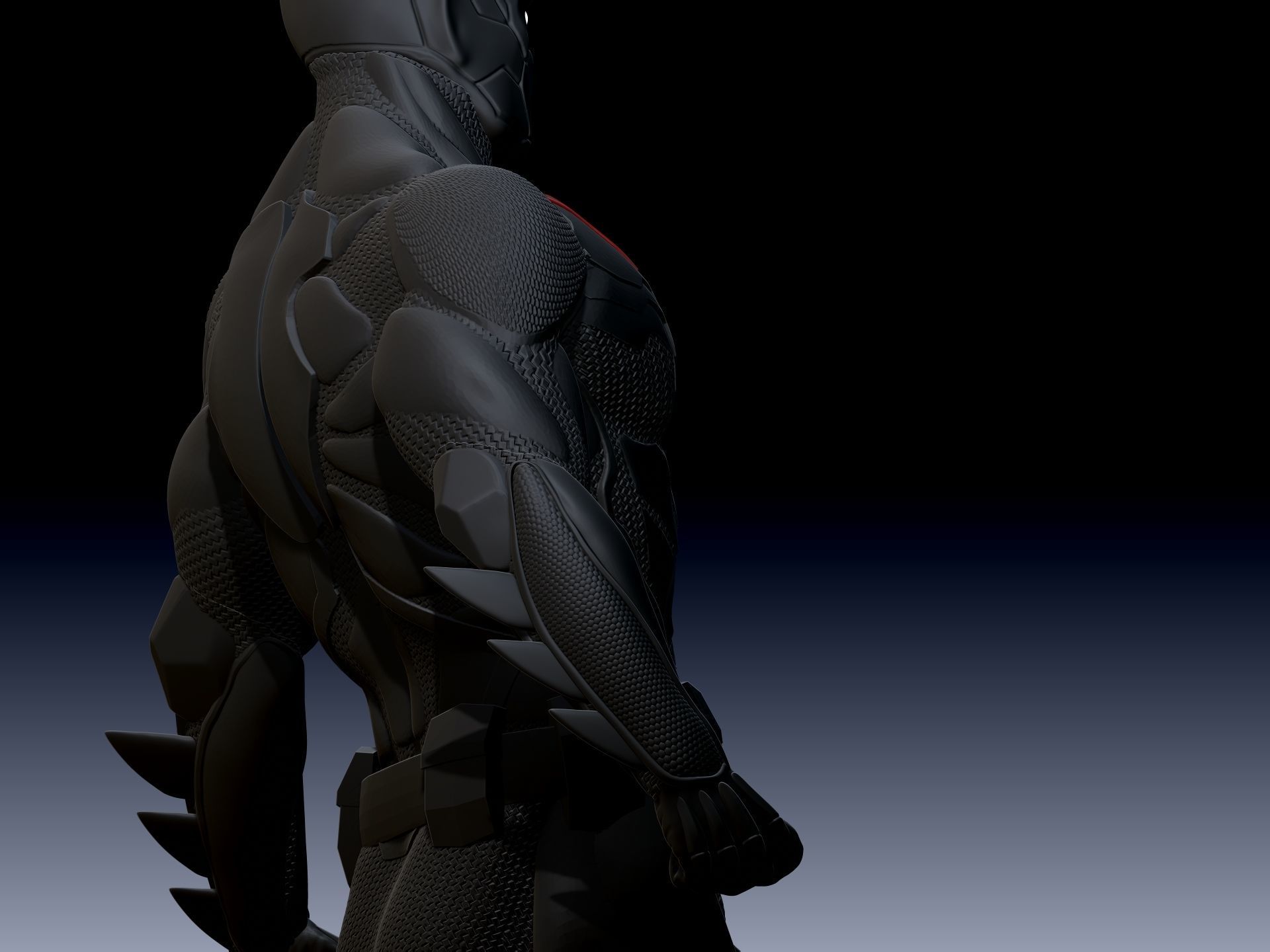 Batman Beyond Statue 3D print model_8