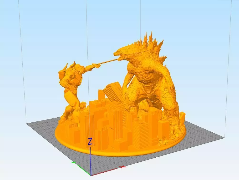 Godzilla Vs Gypsy Avenger 3D print model
