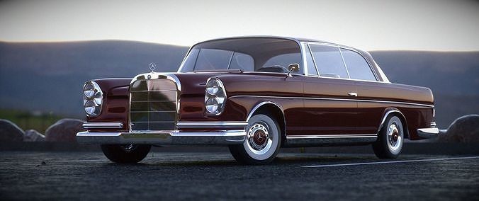 Mercedes 220se w111 3D model