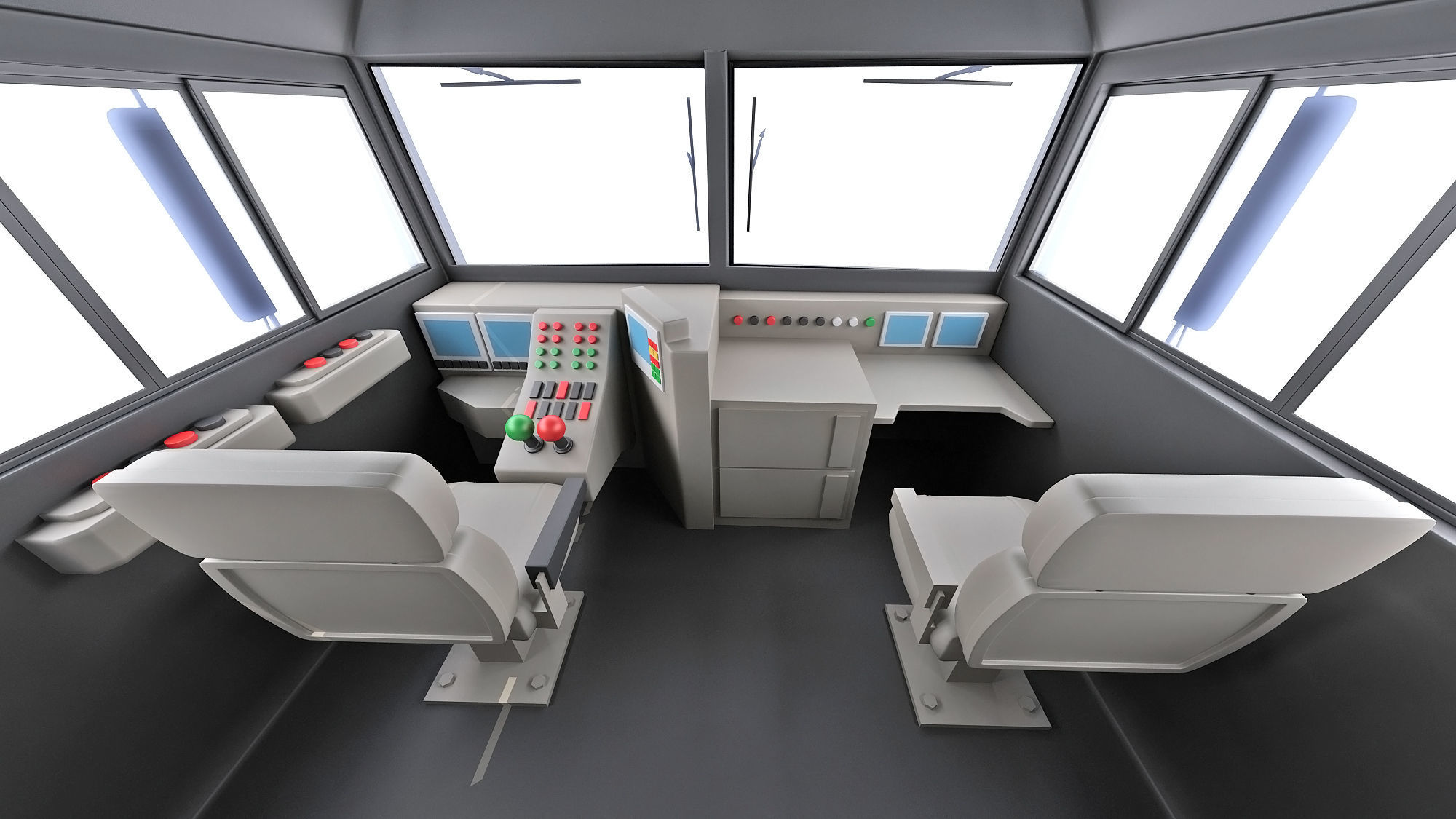 Electric Locomotive C44aci 3D model_12