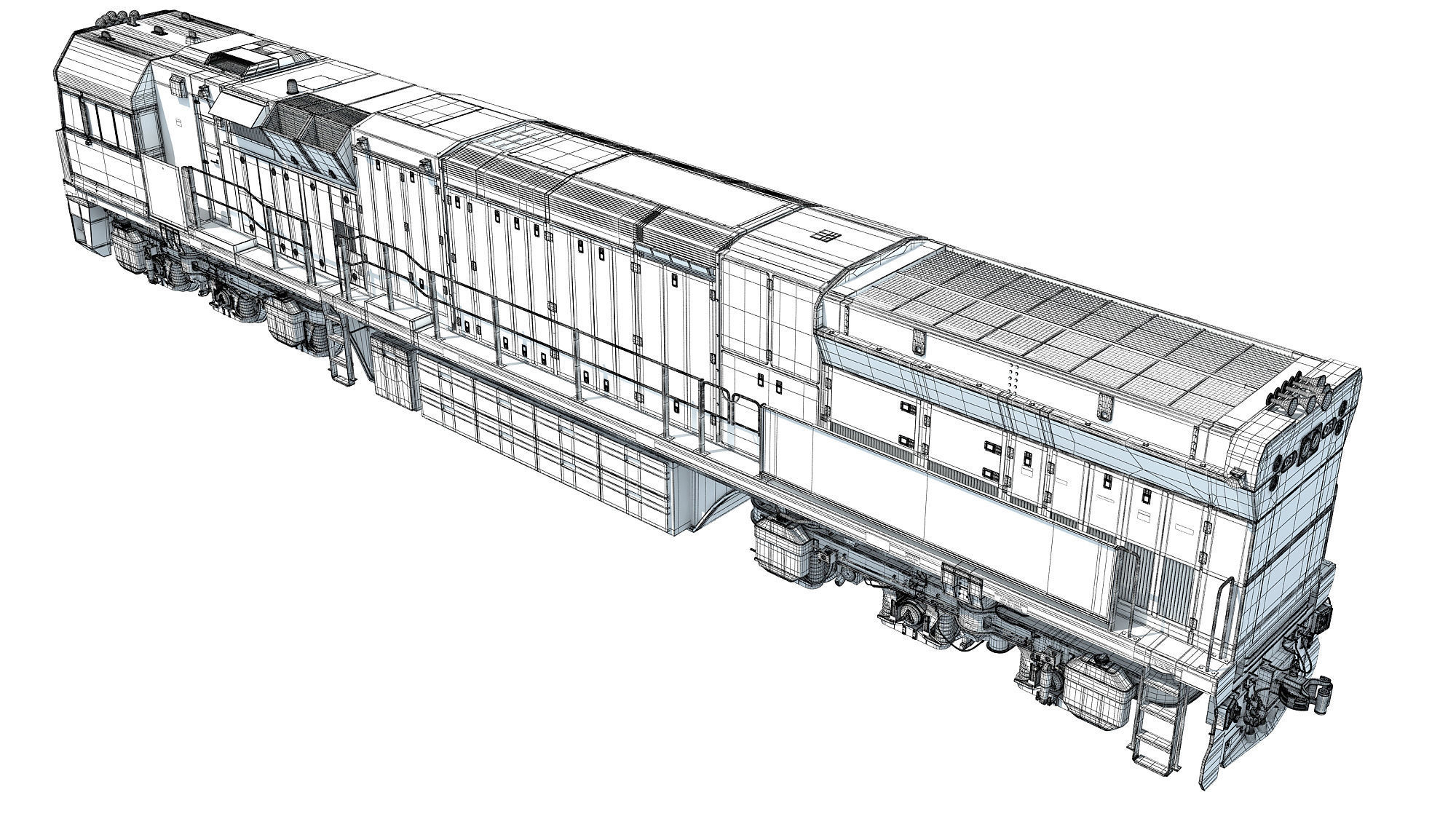 Electric Locomotive C44aci 3D model_22