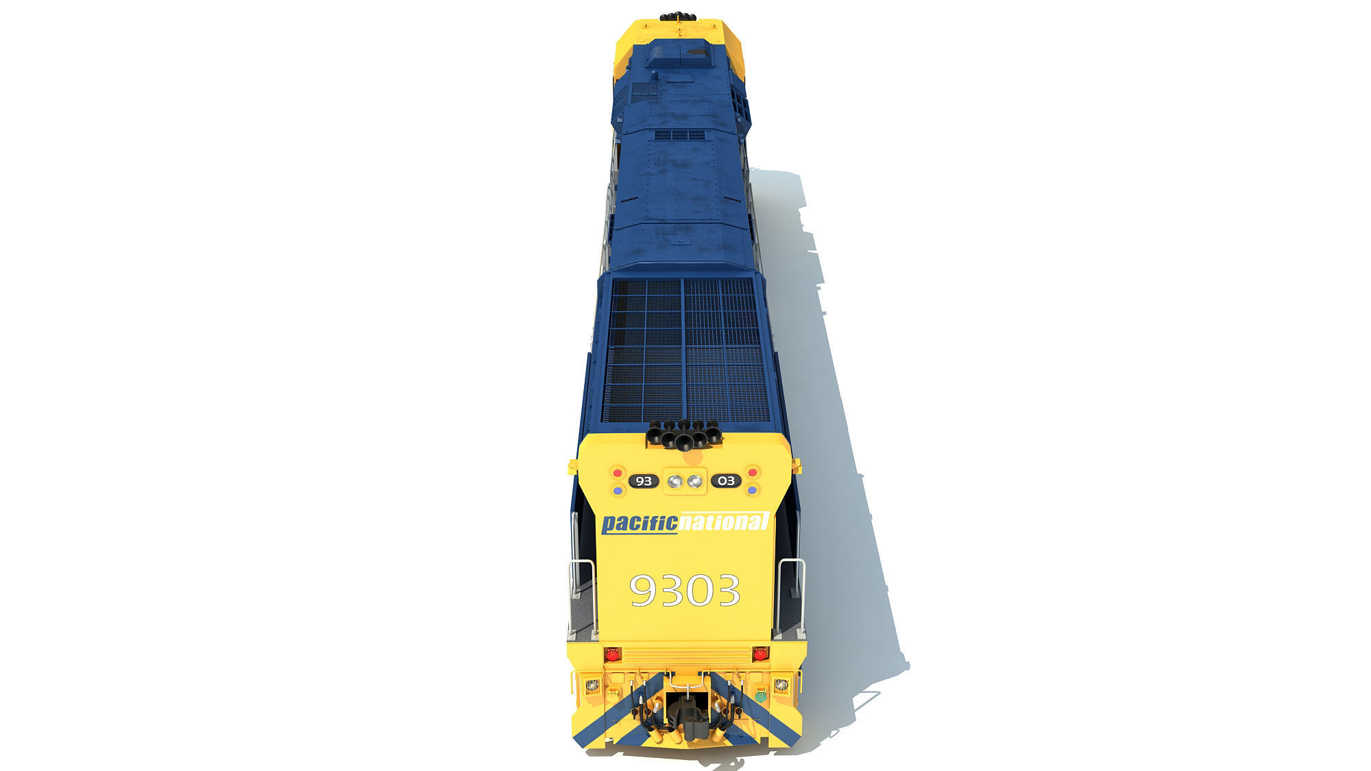 Electric Locomotive C44aci 3D model_5