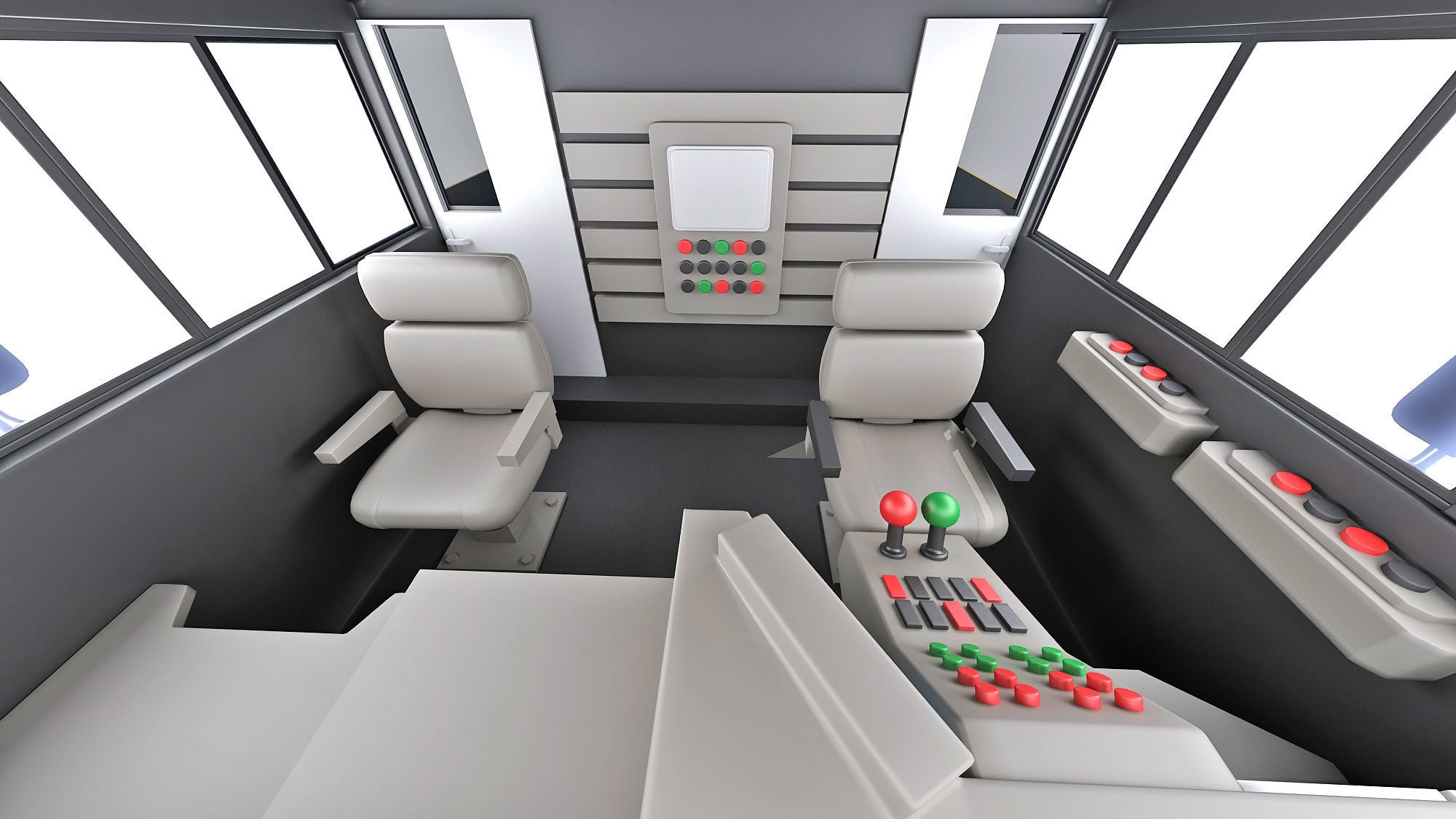 Electric Locomotive C44aci 3D model_13