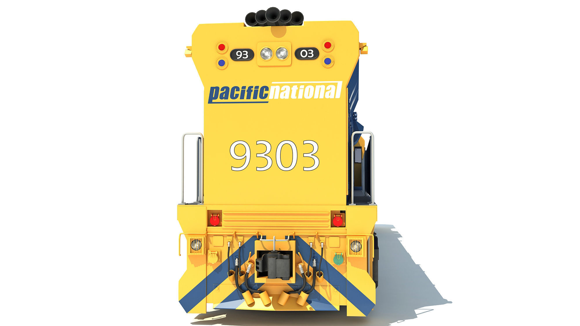 Electric Locomotive C44aci 3D model_11