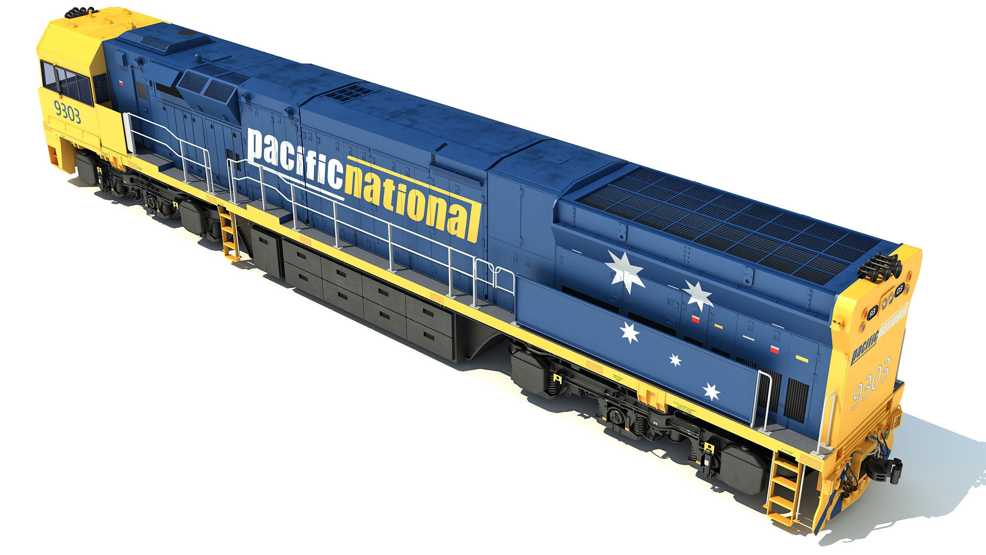 Electric Locomotive C44aci 3D model_4