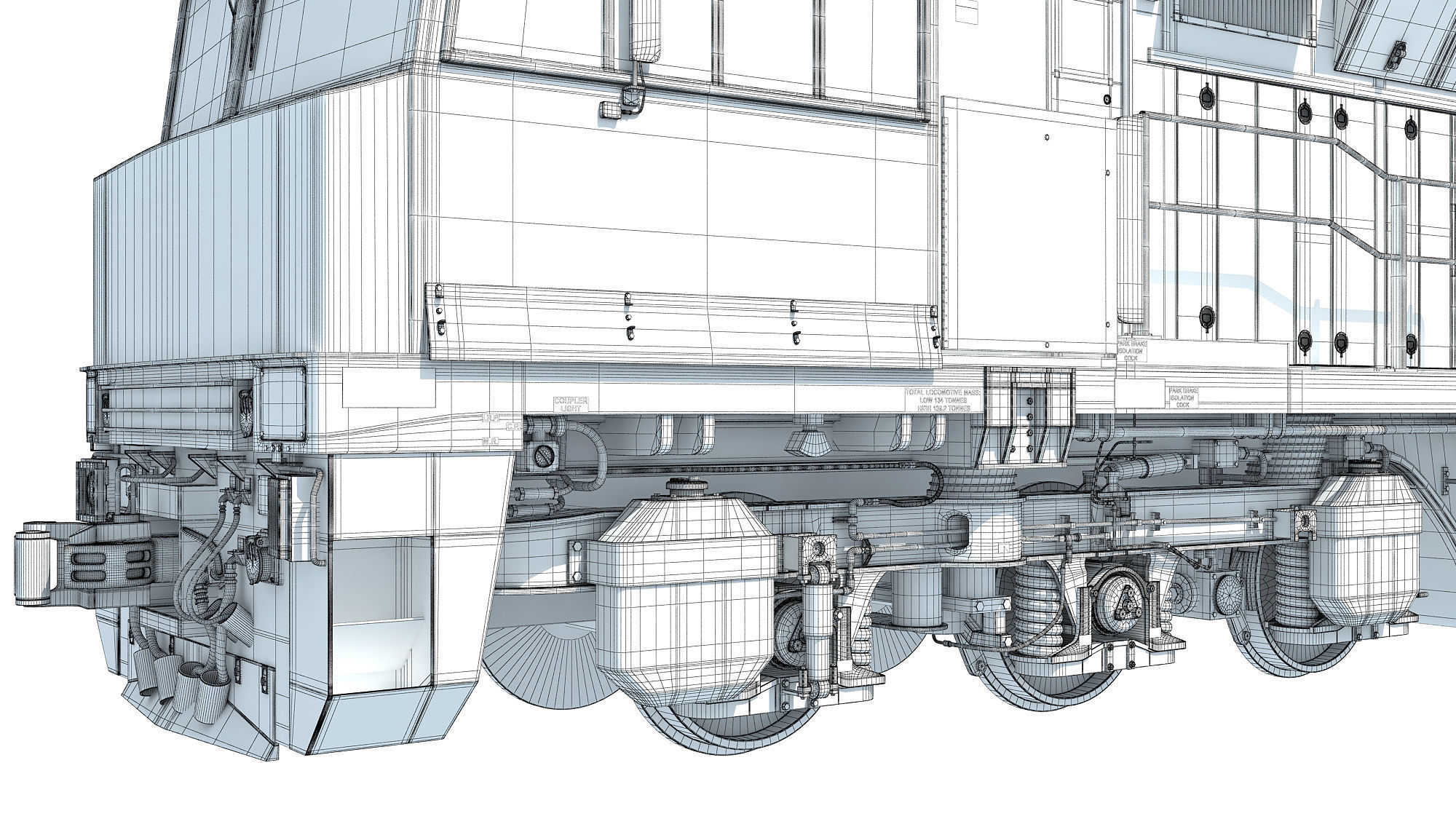 Electric Locomotive C44aci 3D model_25