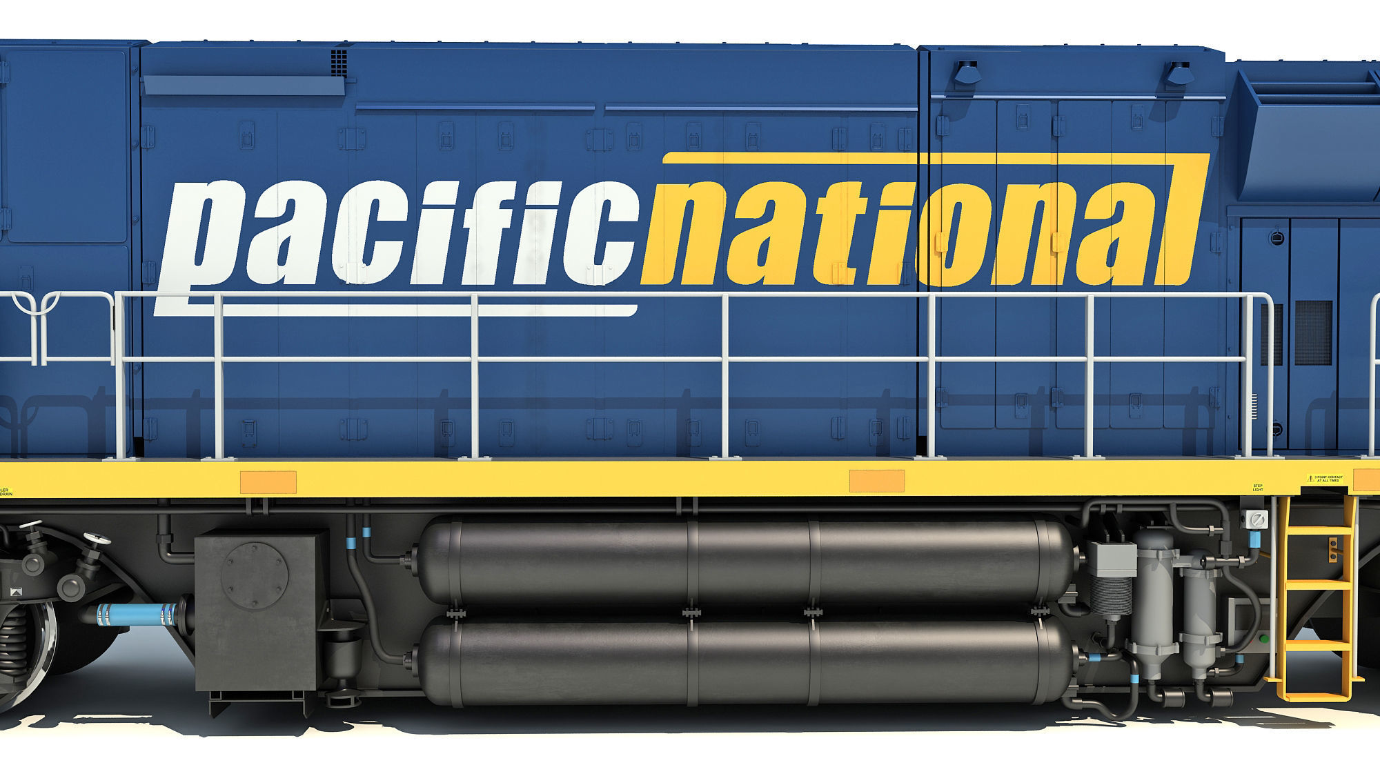 Electric Locomotive C44aci 3D model_18