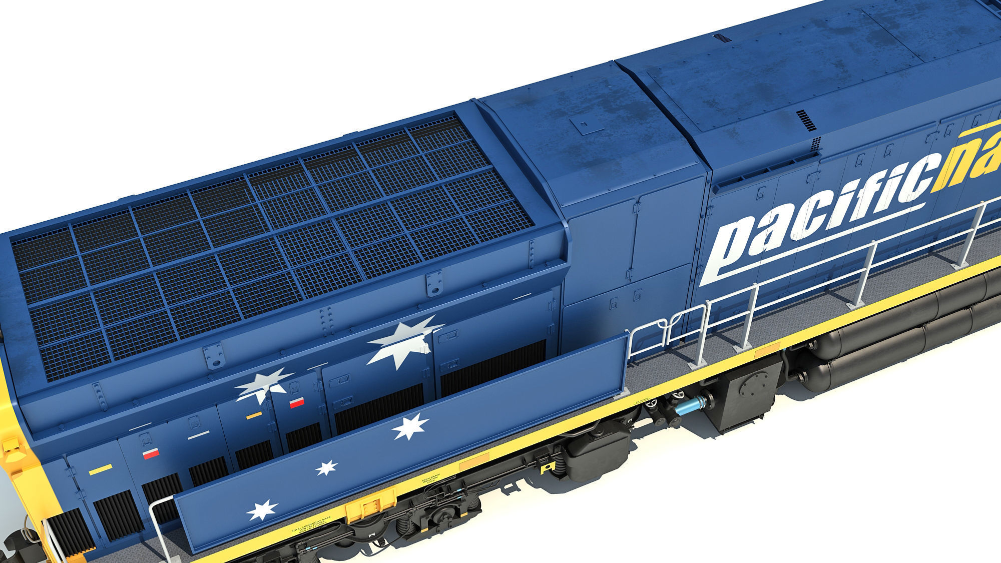 Electric Locomotive C44aci 3D model_20