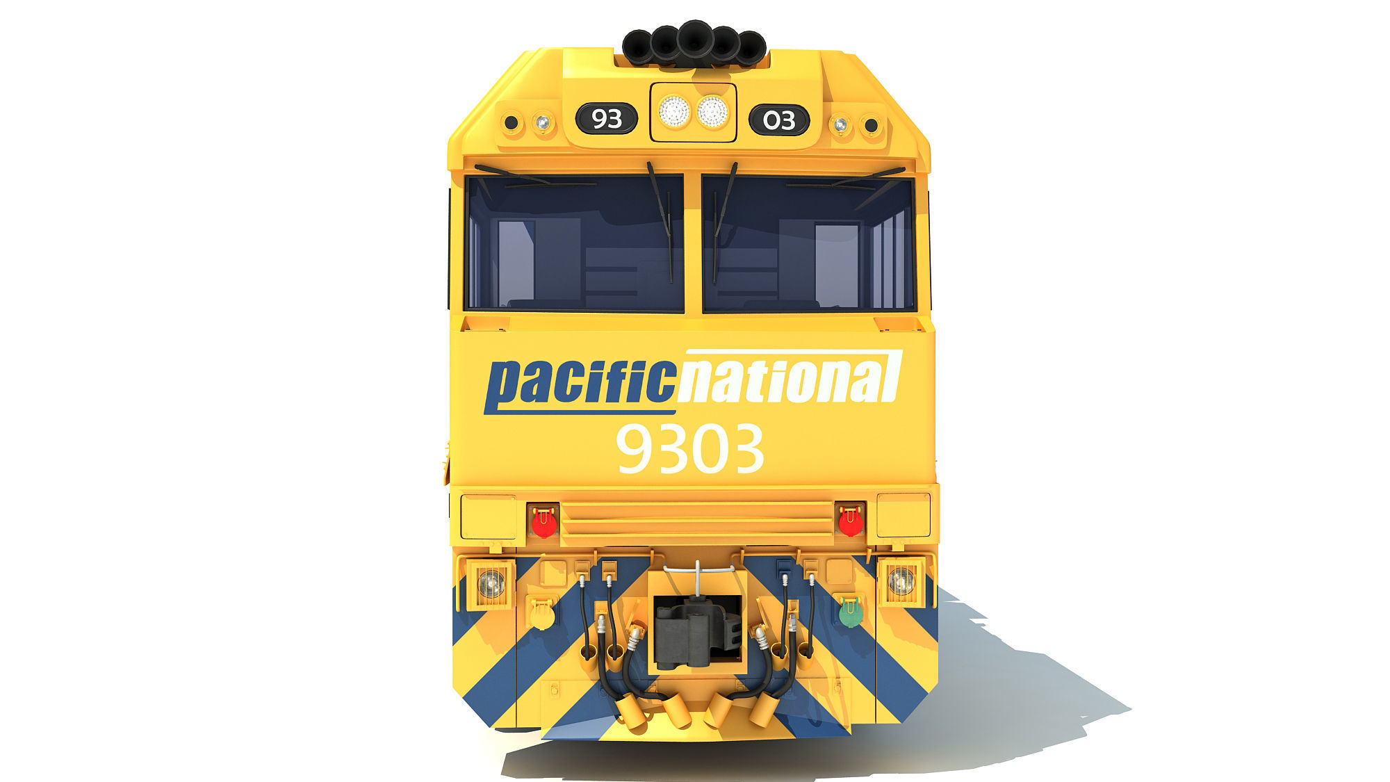 Electric Locomotive C44aci 3D model_10