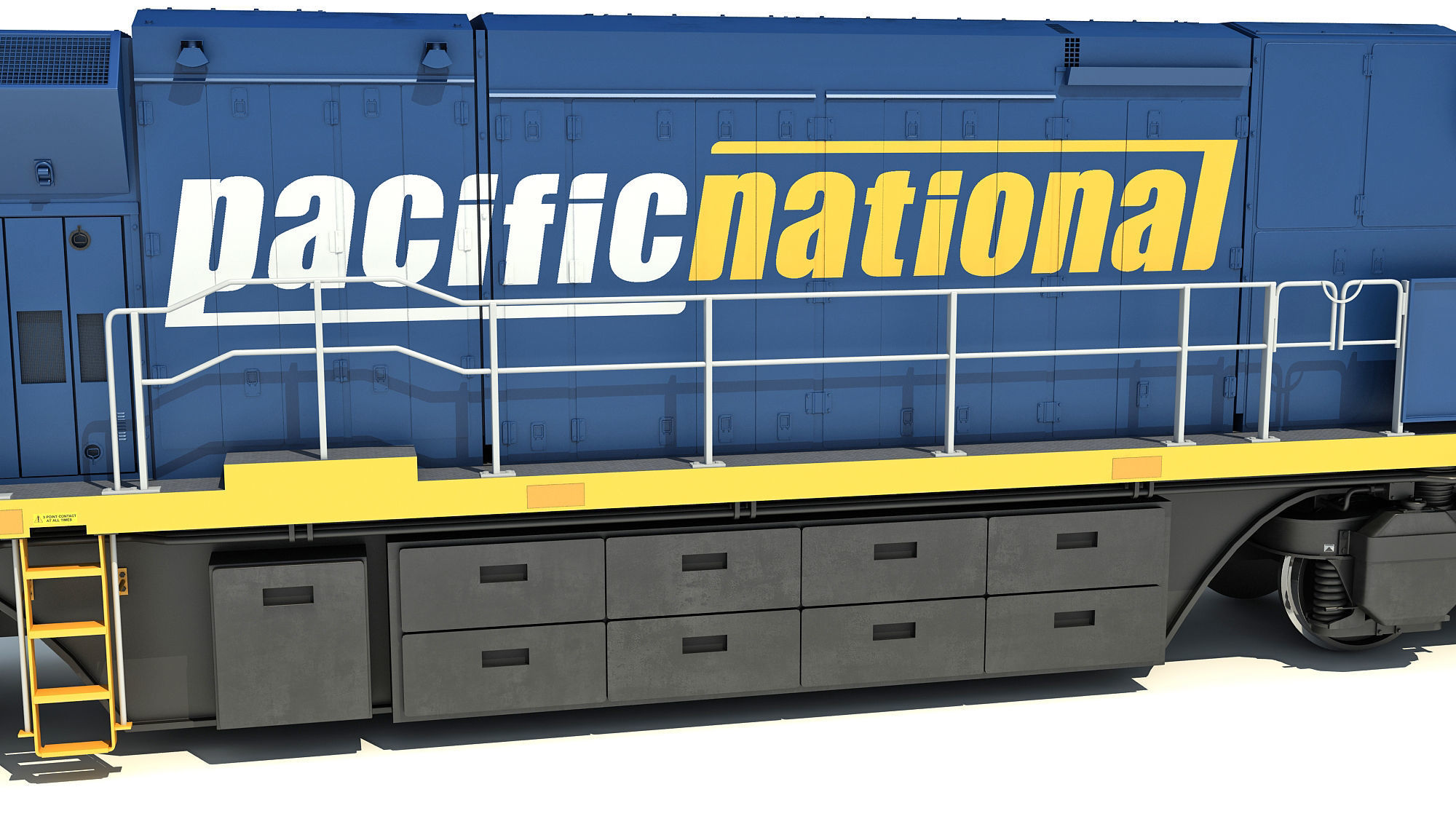 Electric Locomotive C44aci 3D model_16