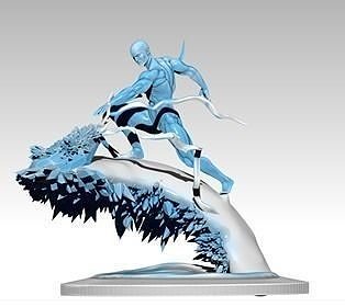 IceMan statue 3D print model