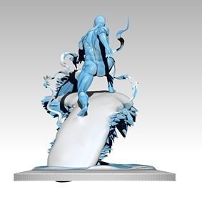 IceMan statue 3D print model_3