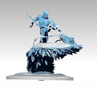 IceMan statue 3D print model_1