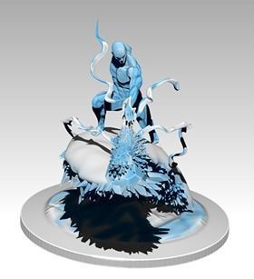 IceMan statue 3D print model_2