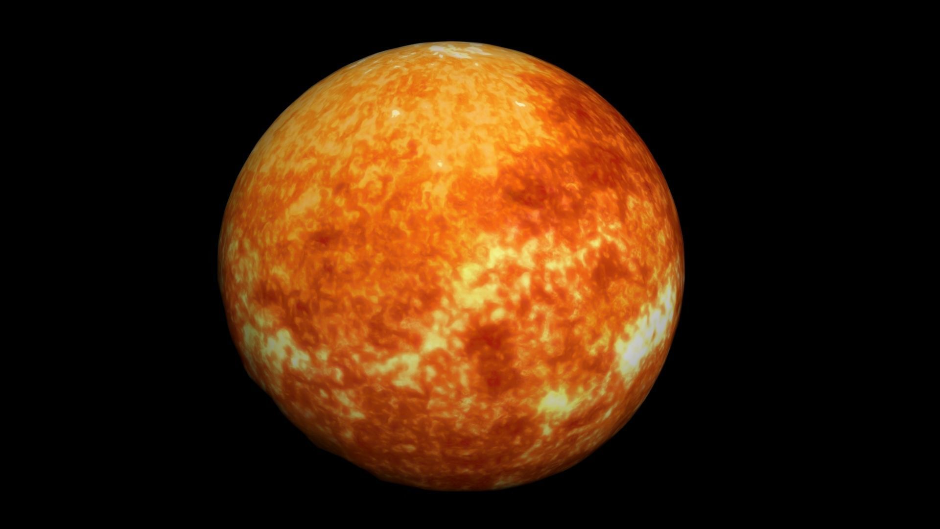 8K PBR Solar System Planets Low-poly 3D model_21