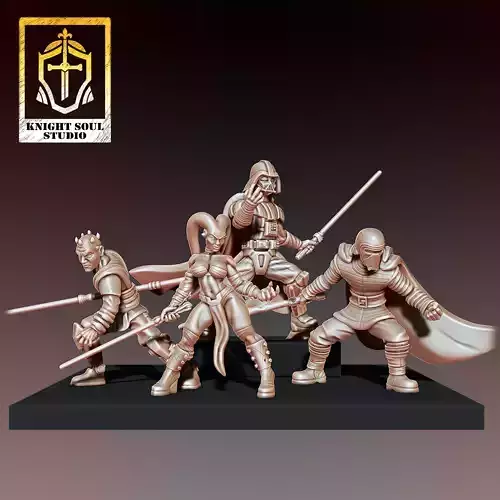 PACK DARK KNIGHTS 3D print model