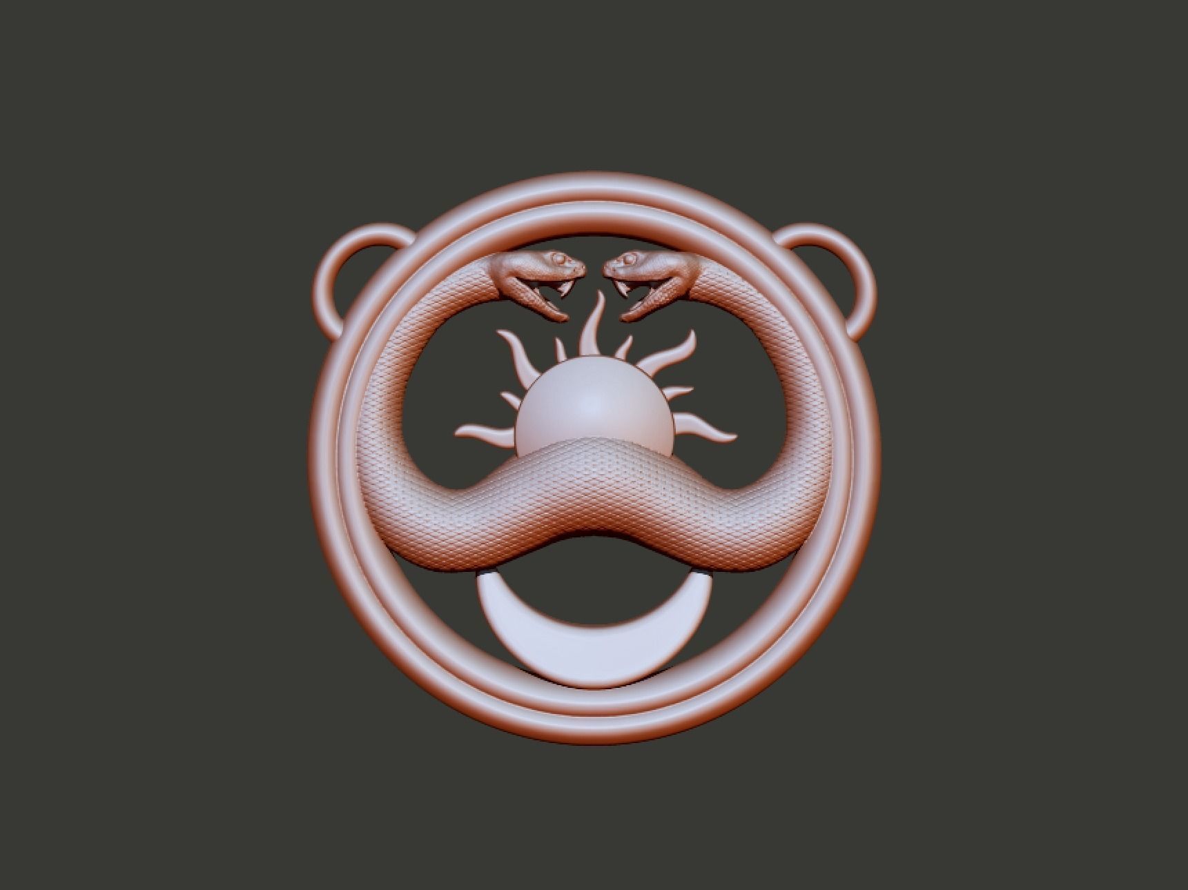 Thulsa Doom Amulet of Set 3D print model_18