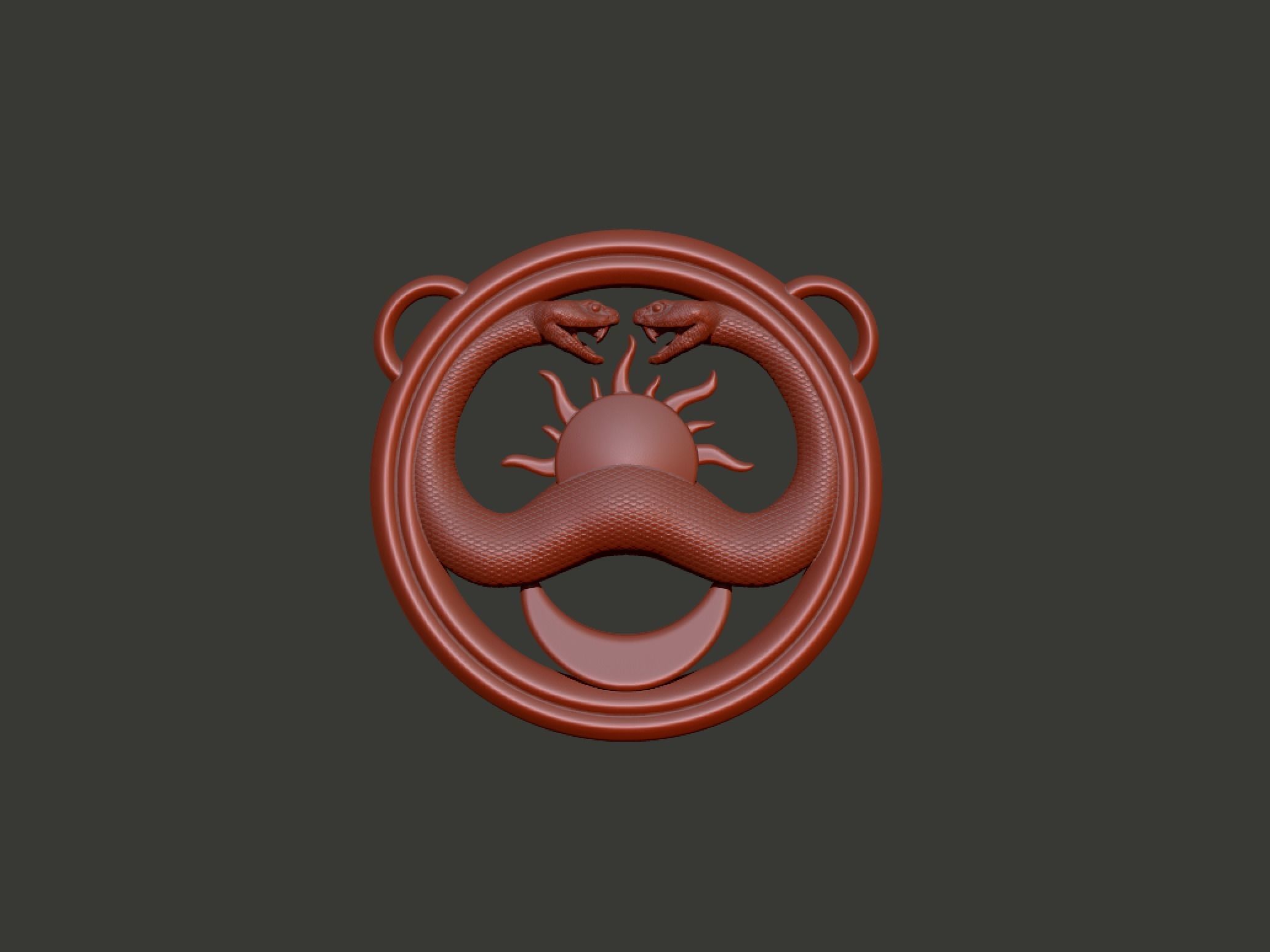 Thulsa Doom Amulet of Set 3D print model_17