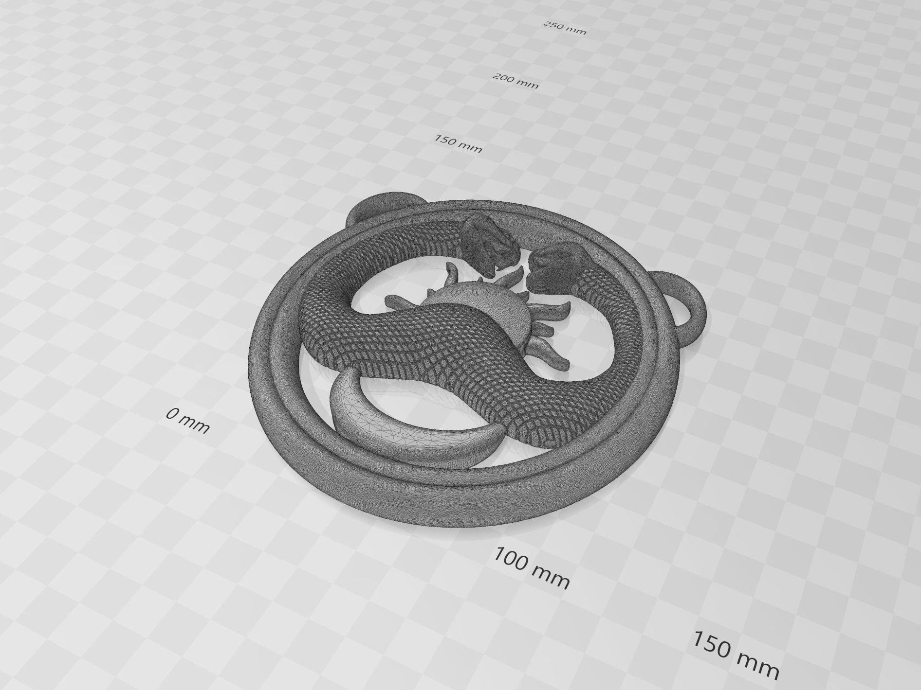 Thulsa Doom Amulet of Set 3D print model_11