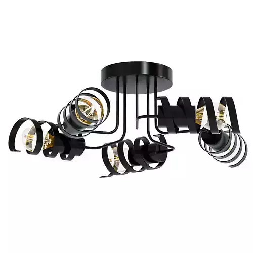 Faeton gold ceiling light fixture