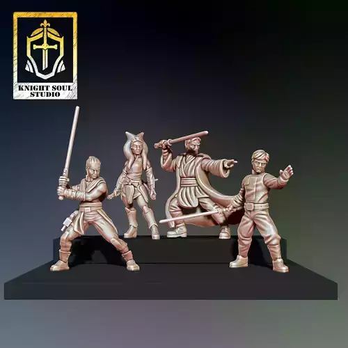 PACK KNIGHTS  3D print model