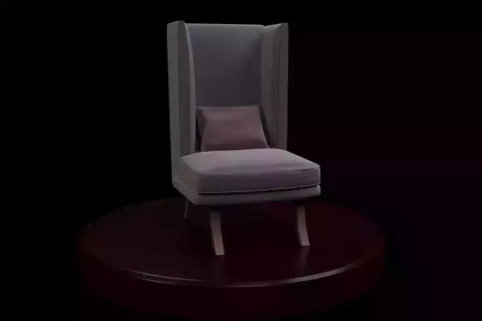 Berjer wingback chair