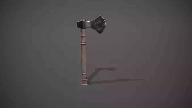 Dark Metal Antique Axe