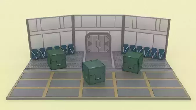 Among us Game Background Stage