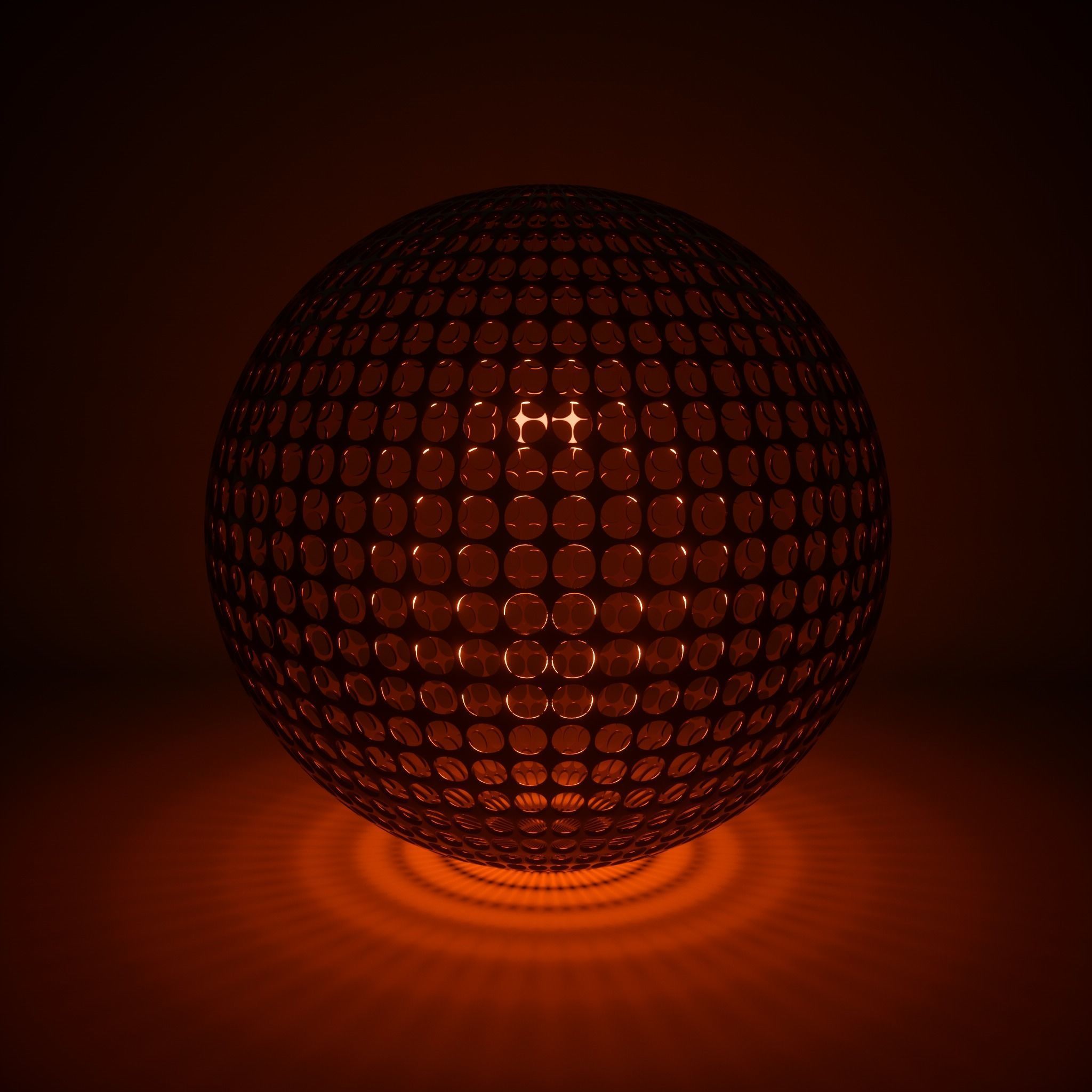 Abstract Geometric Sphere 3D model_1