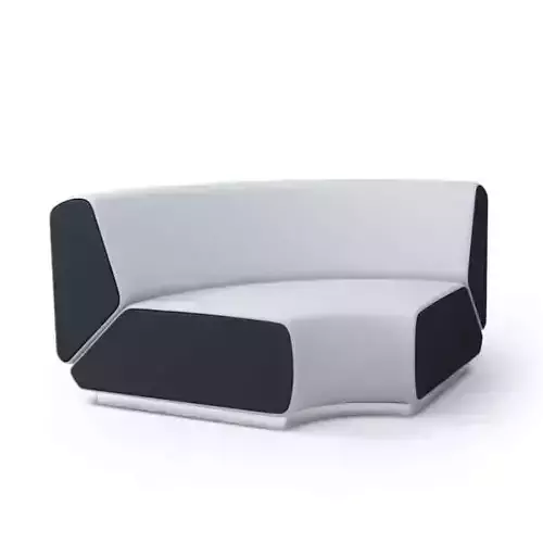 Black-and-white modern armchair 065 am92