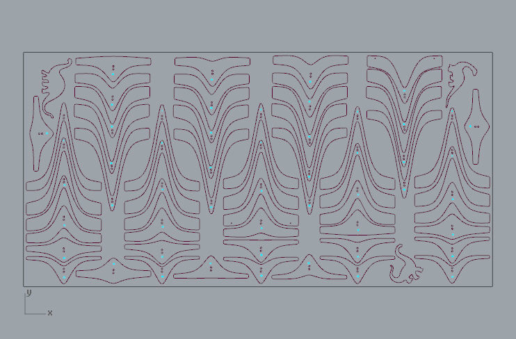Parametric Table Ridge Low-poly 3D model_21