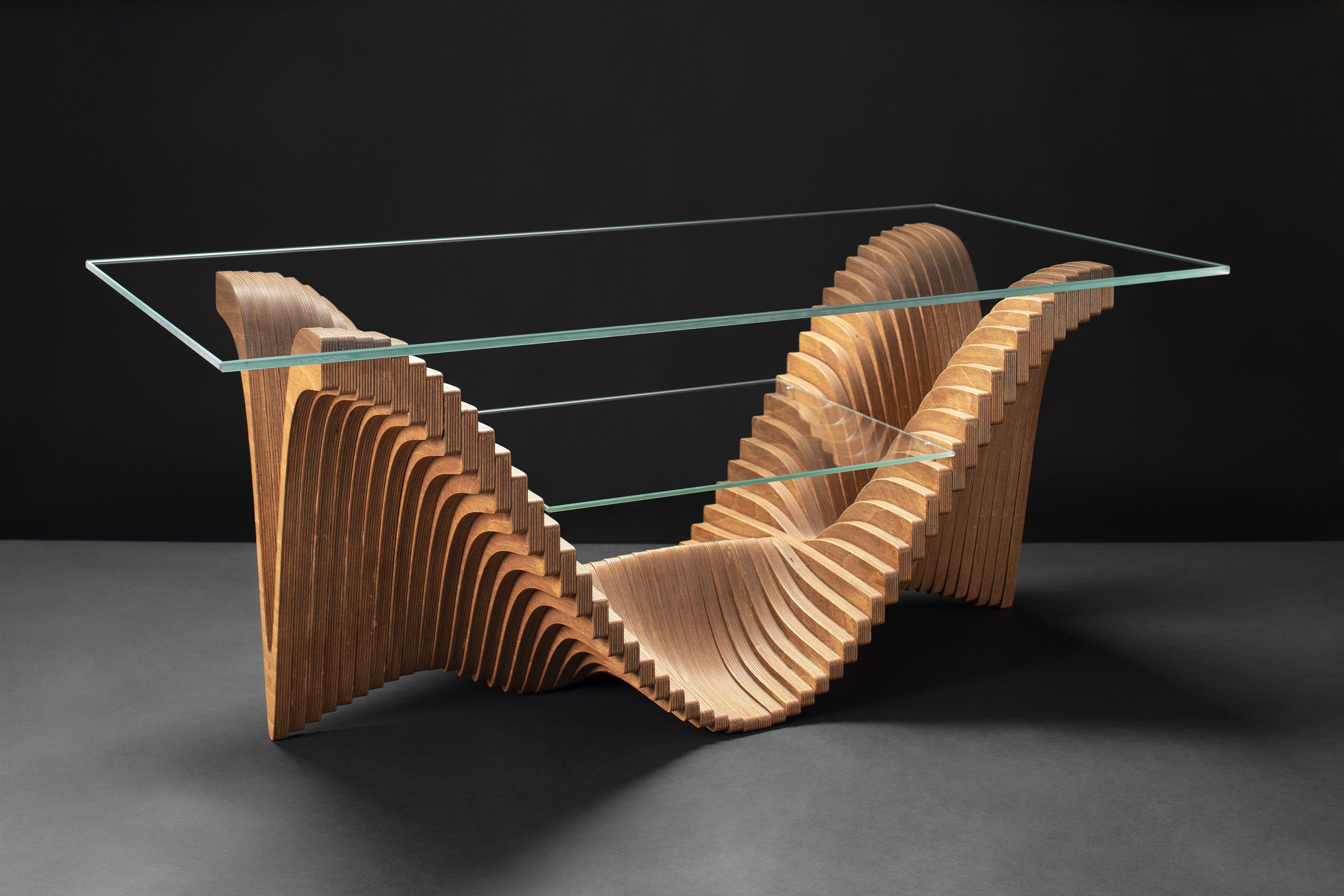 Parametric Table Ridge Low-poly 3D model_13