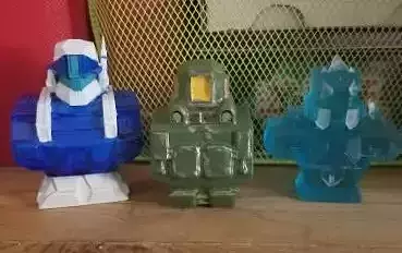 GlitchFrameArt Gundam Bust Series 1