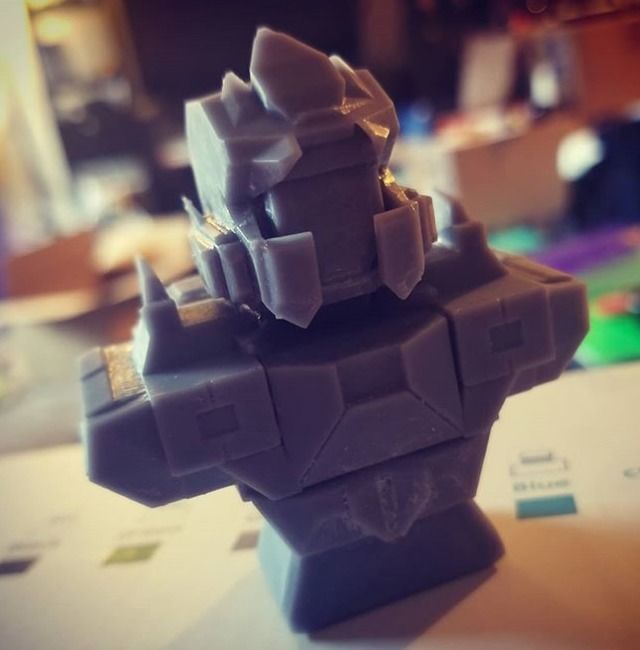 GlitchFrameArt Gundam Bust Series 1 3D print model_16